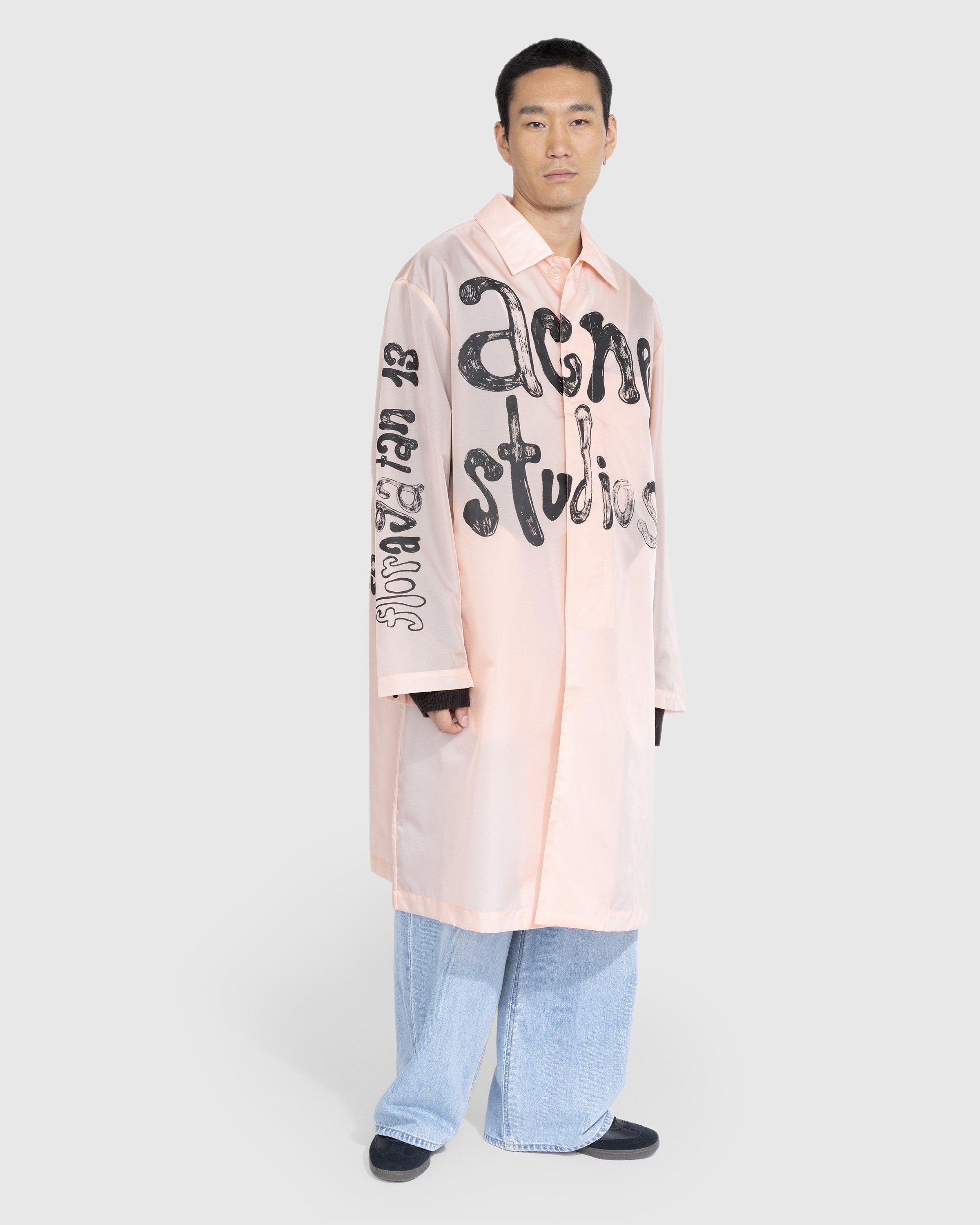 Acne Studios Packable Trench Coat Pink Highsnobiety Shop